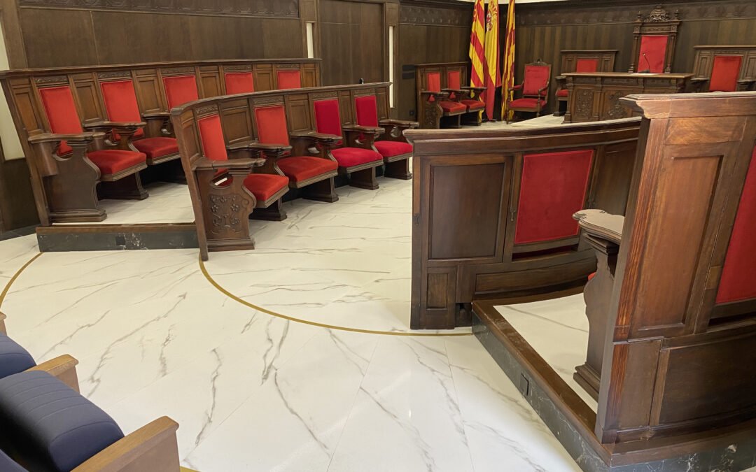 Restauración salón de plenos Sagunto