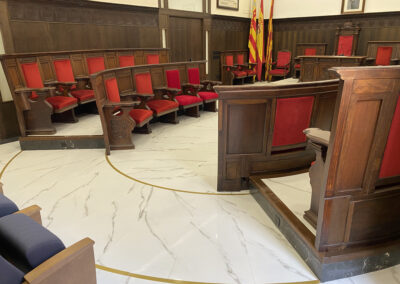 Restauración salón de plenos Sagunto